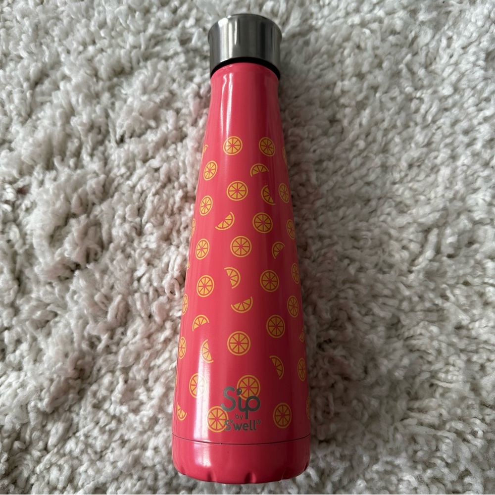 Sip by S'well Pink Citrus Insulated Water Bottle, 15oz